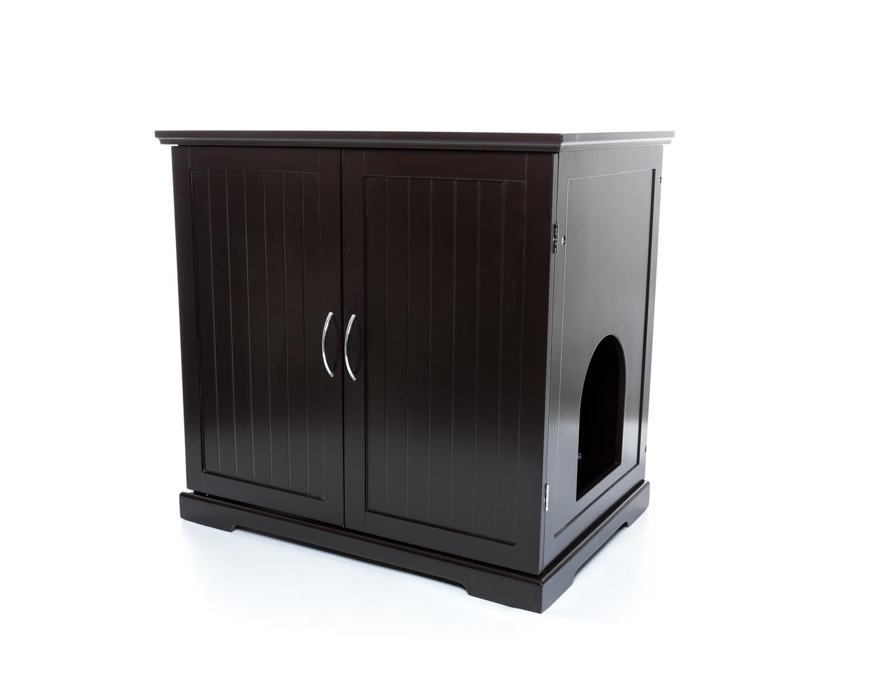 XL Wainscot Panel Cat Litter Enclosure with Drawer