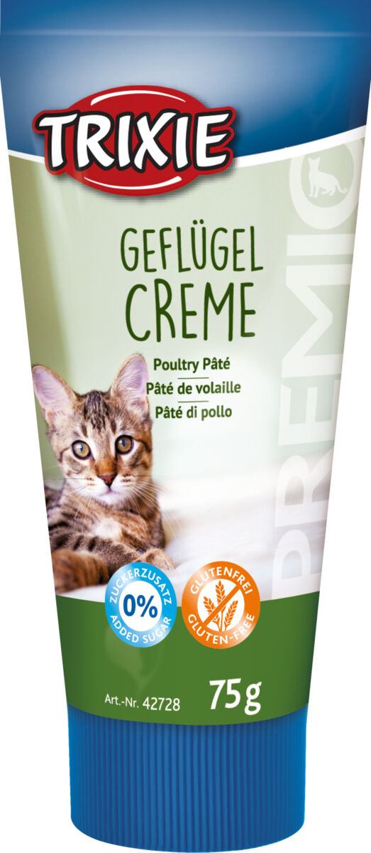 TRIXIE PREMIO Poultry Pâté, Tube Snack for Cats, Treat