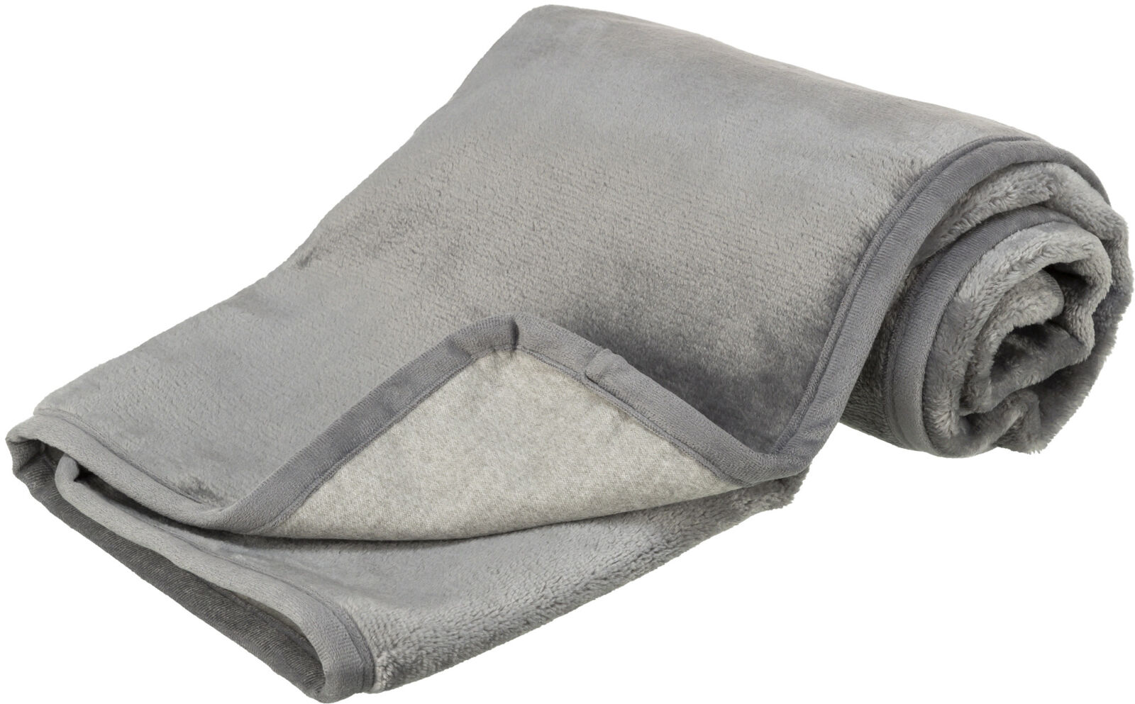Couverture Pour Chien Nobby 60887 EMMI | Gris | Microfibre Polaire | Lavable à 30°C | 75 X 100 Cm | Protection Contre Poils Et Saleté