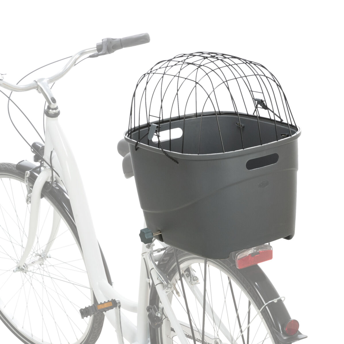 TRIXIE Hunde-Fahrradkorb für Gepäckträger aus Kunststoff
