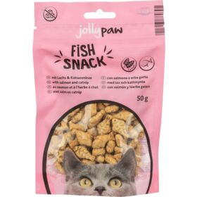 Fish Snack, Cookies con salmone e erba gatta