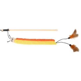 Canna da pesca con millepiedi