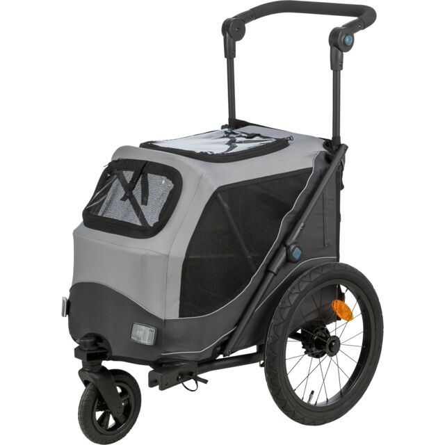 Dog Trixie Bicycle Trailer TRIXIE Bicycle Trailer For Dogs, Convertible To  Jogger