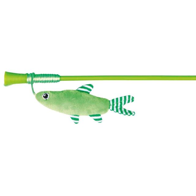 TRIXIE Cat Toy Playing Rod with Fish