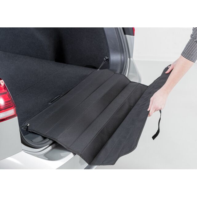 TRIXIE Kofferraumschutzdecke mit Stoßstangenschutz Beige und