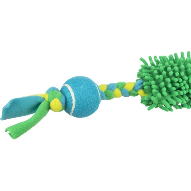 DIY Double Tennis Ball Rope Toy 