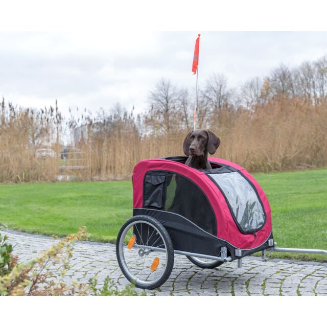 gebed steenkool Cerebrum TRIXIE fietskar voor honden