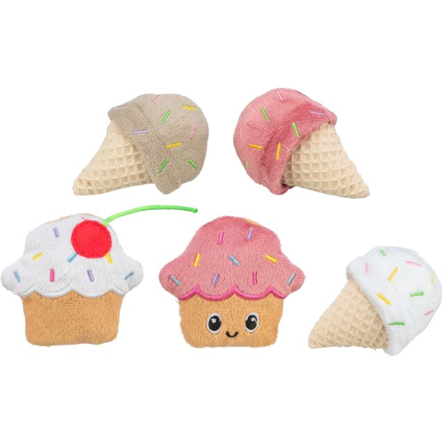 Ice Cream and Cupcake in display