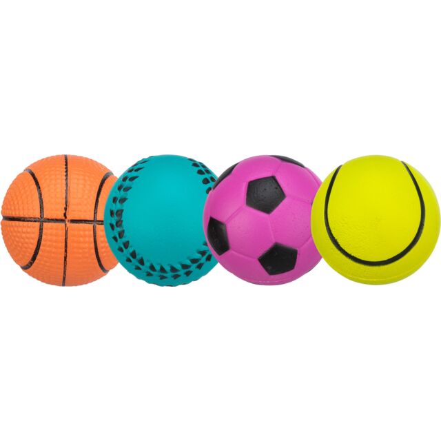Neon Ball in display, foam rubber