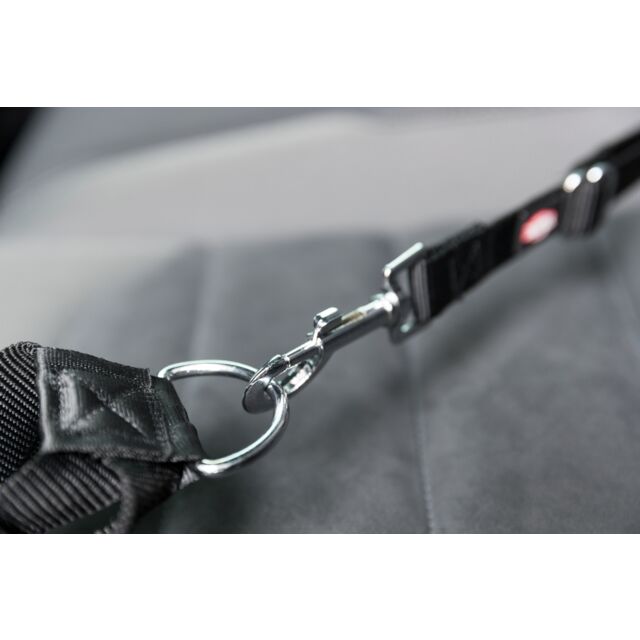 Ceinture De Sécurité Universelle Pour Chien En Voiture - Mousqueton, Réglable, Curseur Métal, Noir