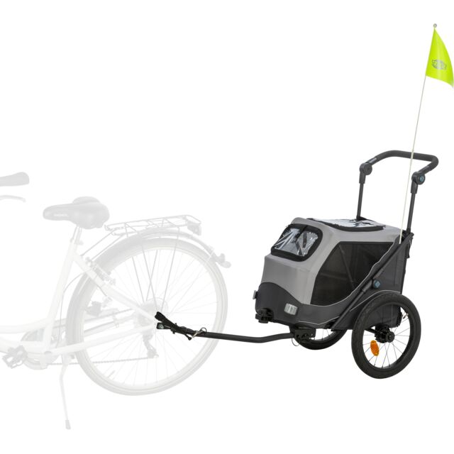 TRIXIE Fahrradanhnger fr Hunde, zum Jogger umbaubar