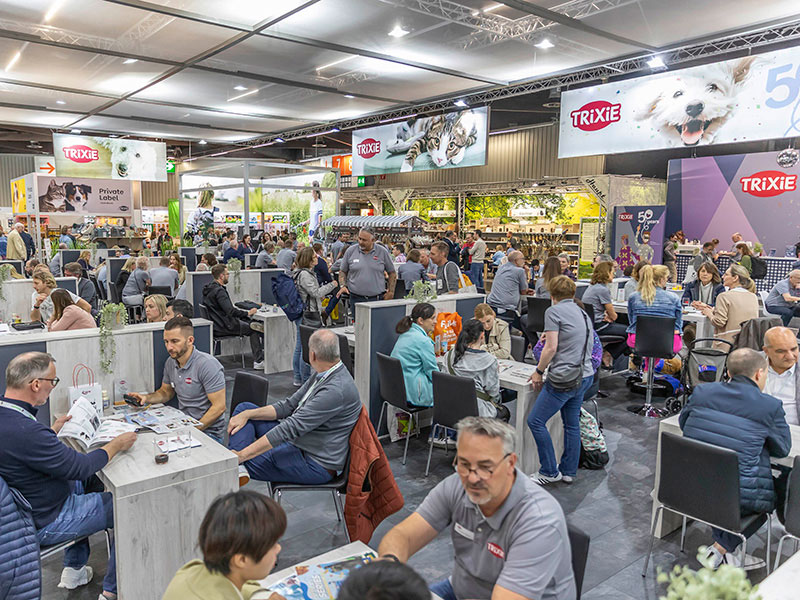 Viele Gespräche, gute Kontakte, ein tolles Klima am TRIXIE Stand auf der Interzoo 