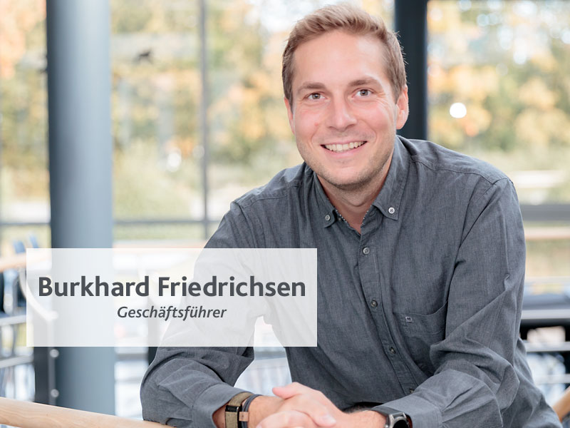 Porträt von Burkhard Friedrichsen, Geschäftsführer