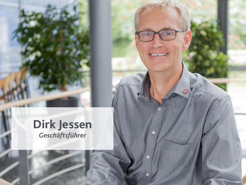 Porträt von Dirk Jessen, Geschäftsführer.
