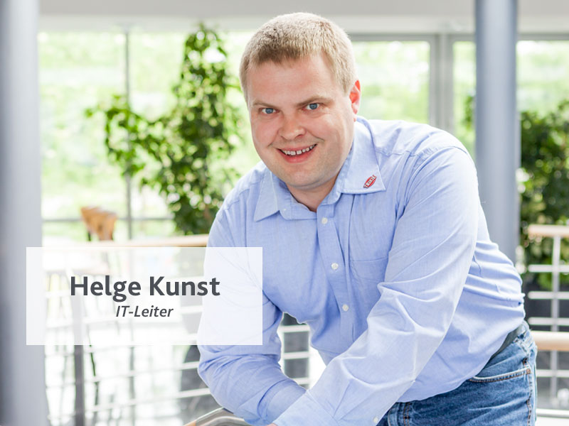 Porträt von Helge Kunst, IT-Leiter.
