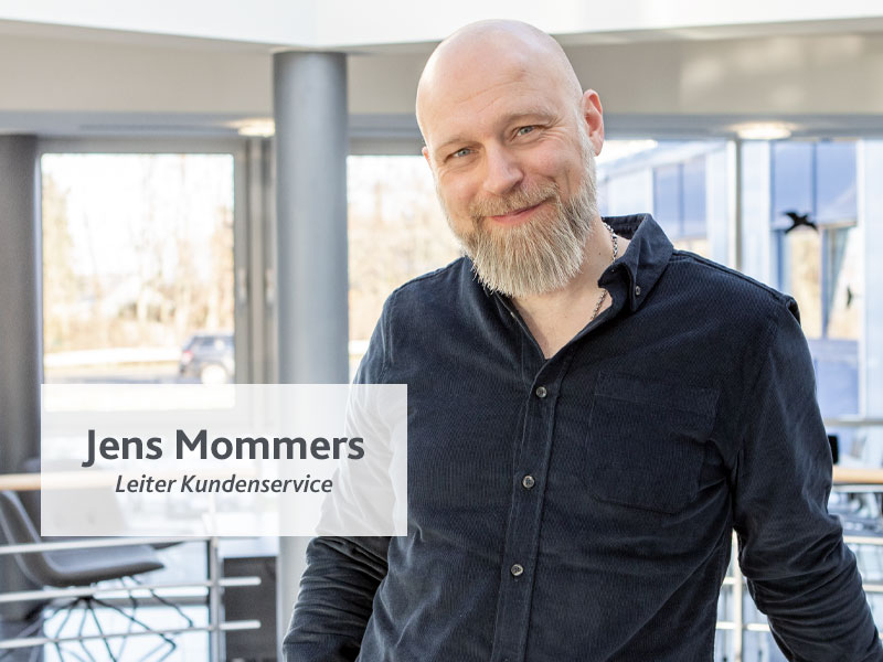 Porträt von Jens Mommers, Leiter Kundenservice