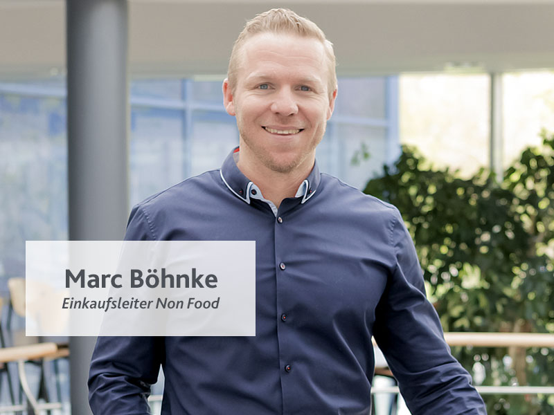 Porträt von Marc Böhnke, Einkaufsleiter Non Food.