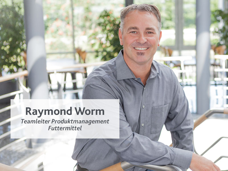Portrait von Raymond Worm, Teamleiter Produktmanagement Futtermittel