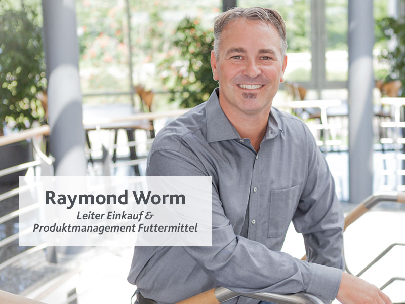 Porträt von Raymond Worm, Leiter Einkauf & Produktmanagement Futtermittel.