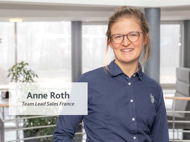 Portrait of Anne Roth, Team Leader Sales France