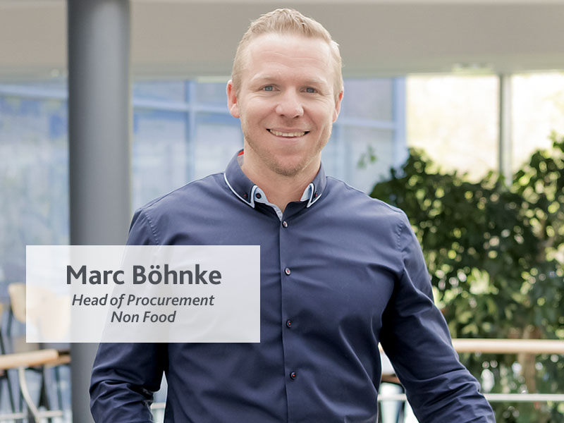 Portrait of Marc Böhnke, Purchasing Manager Non-Food