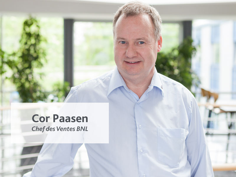 Portrait de Cor Paasen, Responsable des ventes Benelux
