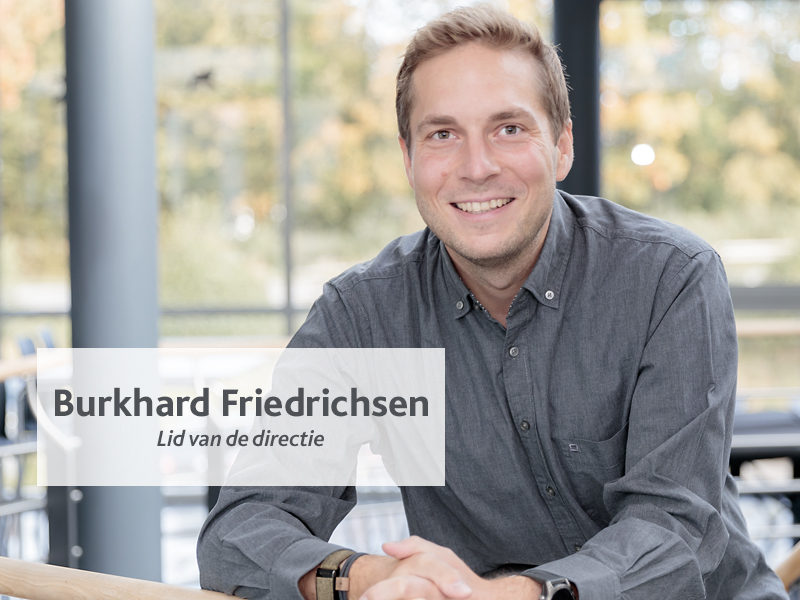 Portret van Burkhard Friedrichsen, Lid van het directieteam