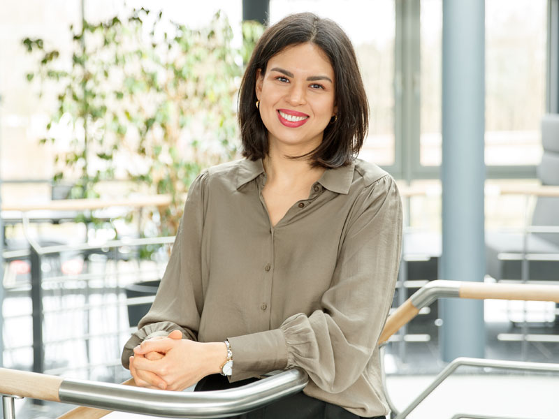 Business-Portrait von Lorraine Eisenträger.